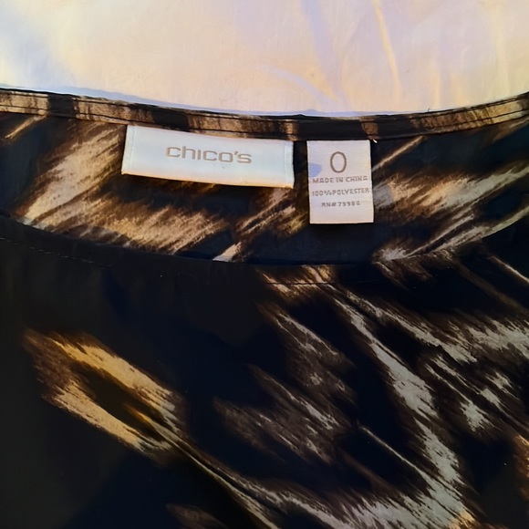 Chico’s silk blouse - Picture 2 of 3